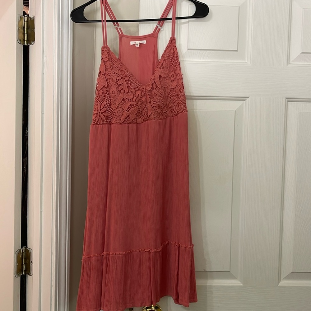 Sundress with crochet detail